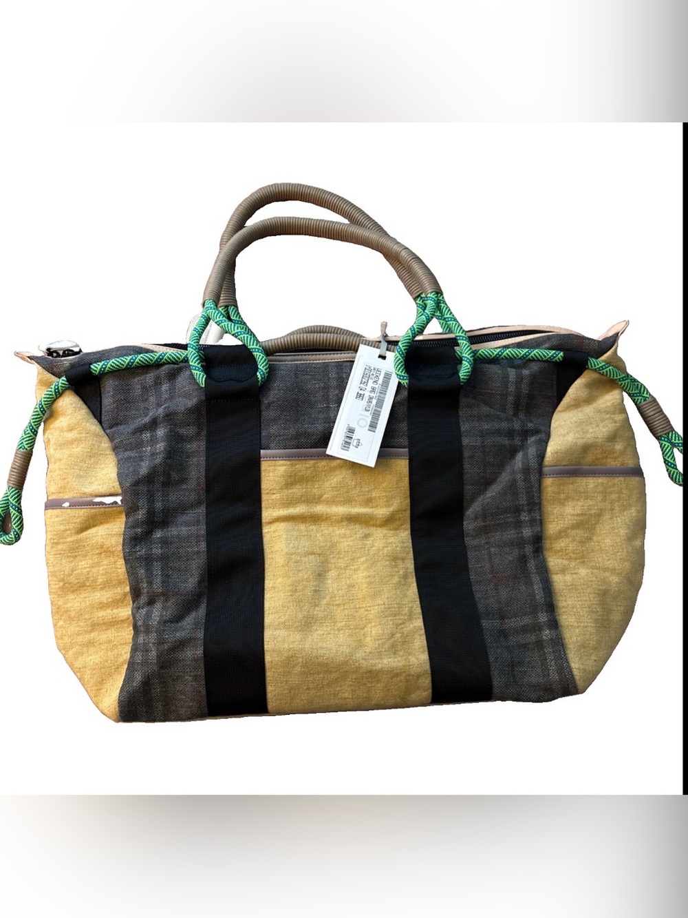 NWT Flower Mountain Weekend Bag in Beige - Picture 2 of 10